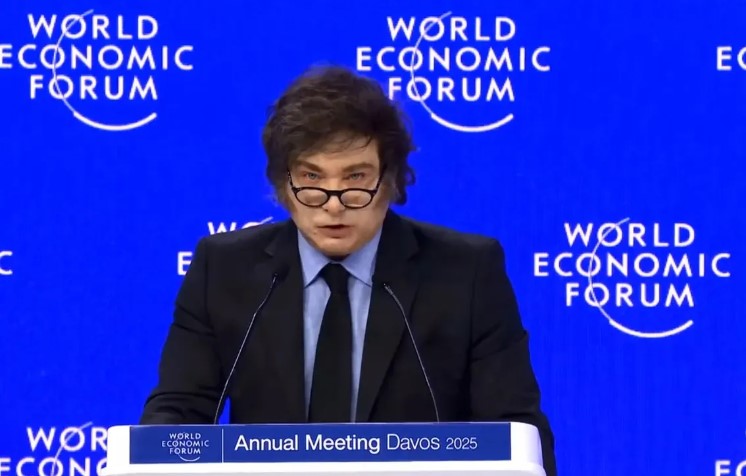 Milei en Davos: «Hay que eliminar el virus de la ideología woke»