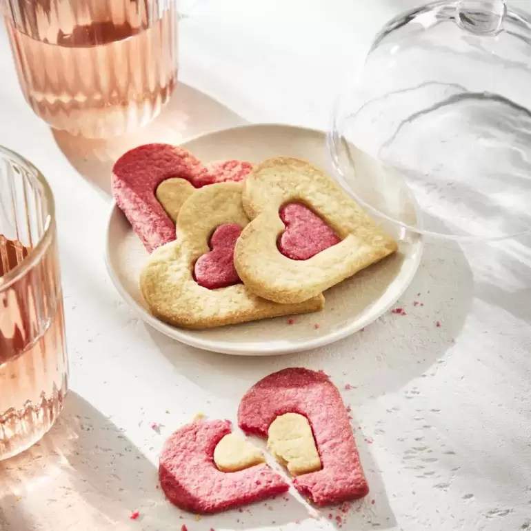 Galletitas en forma de corazón