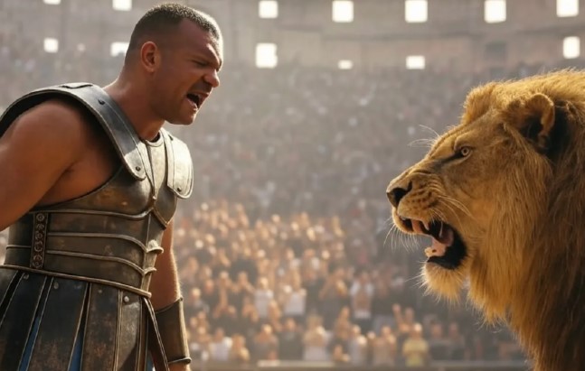 Descubrimiento prueba que era verdad que los gladiadores peleaban contra leones en la antigua Roma