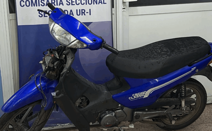 Roban moto en el norte de Santa Rosa y la encuentran abandonada a pocas cuadras: Un menor con antecedentes, principal sospechoso
