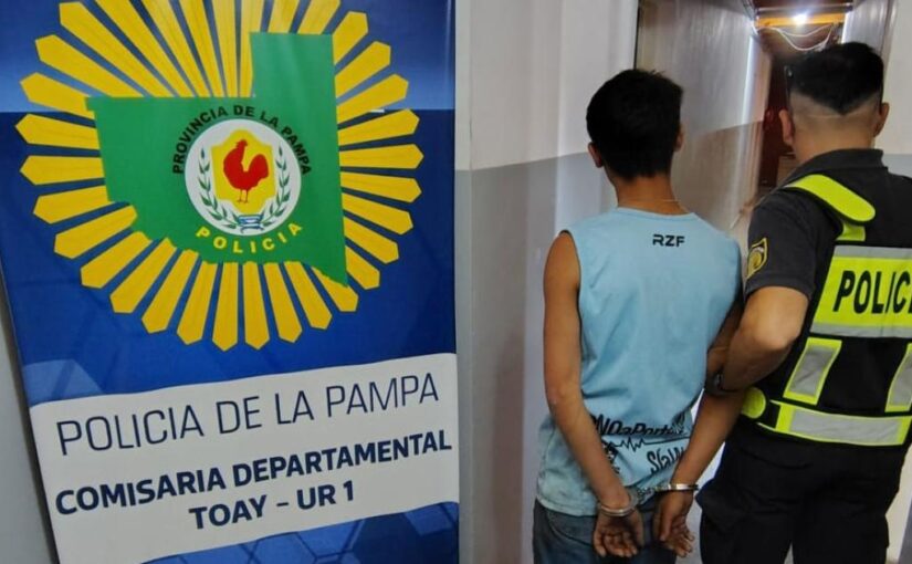 Detuvieron a un joven de 19 años en Toay por el robo y desguace de una moto