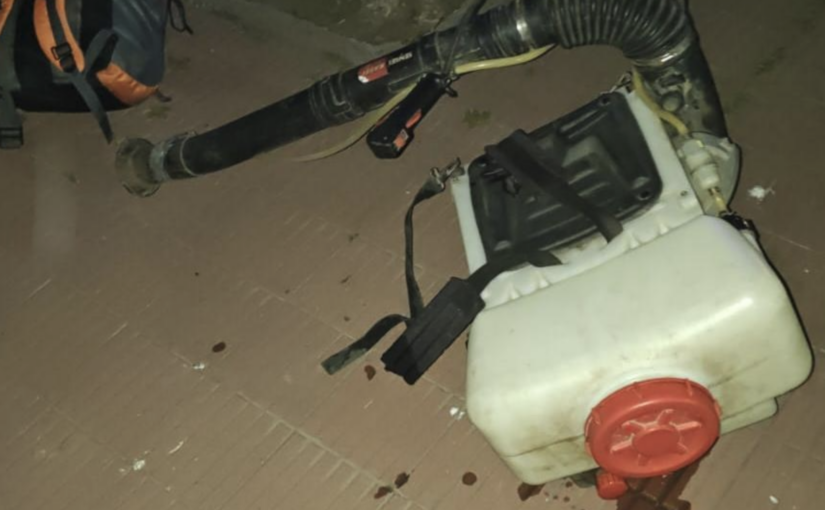 Detuvieron a un hombre de 41 años que llevaba una fumigadora robada de una Ford F-100