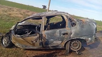 Un hombre falleció tras un choque entre un camión y un Chevrolet Corsa en la Ruta Nacional 5